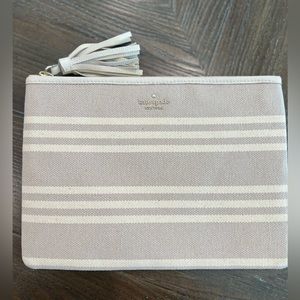 Kate Spade Larchmont Avenue Fabric Stripe Pouch